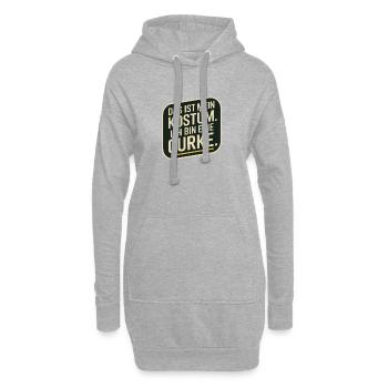 Concombre C’est mon concombre Costume Carnaval Carnaval - Sweat-shirt à capuche long Femme - gris chiné - Devant