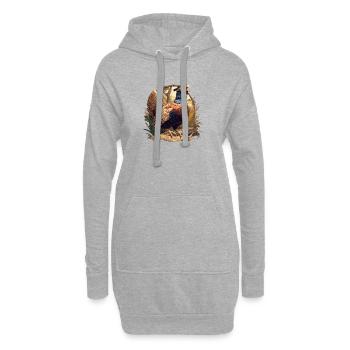 Fasane Fasan - Hoodie-Kleid - Grau meliert - Vorne