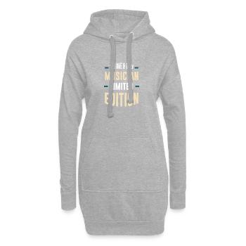 Musiker Limited Edition - Hoodie-Kleid - Grau meliert - Vorne