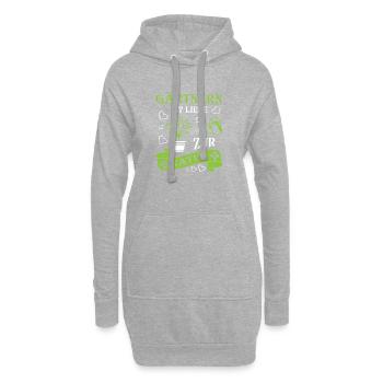 Jardinage de jardinage Jardinier amateur jardinier jardin potager drôle - Sweat-shirt à capuche long Femme - gris chiné - Devant