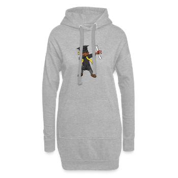 Promotion 2026 du lycée Dabbing Graduate College - Sweat-shirt à capuche long Femme - gris chiné - Devant