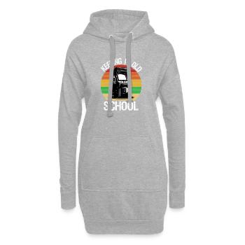 Arcade qui garde ça : un jeu rétro rétro - Sweat-shirt à capuche long Femme - gris chiné - Devant