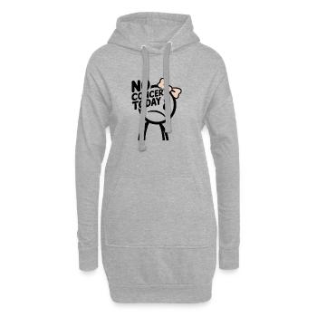 Pas de concert aujourd’hui, fan triste du concert - Sweat-shirt à capuche long Femme - gris chiné - Devant