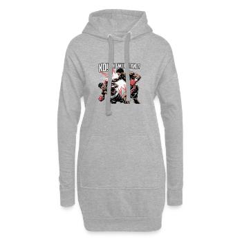 KO Showdown Graphic Boxing Burst - Hoodie-Kleid - Grau meliert - Vorne