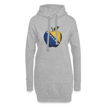 Bosnien - Hoodie-Kleid - Grau meliert - Vorne