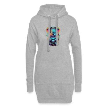 Koala Gaming Jeux vidéo d’animaux Koala Koala drôle - Sweat-shirt à capuche long Femme - gris chiné - Devant