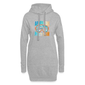 Après Ski Party Team Bunt - Sweat-shirt à capuche long Femme - gris chiné - Devant