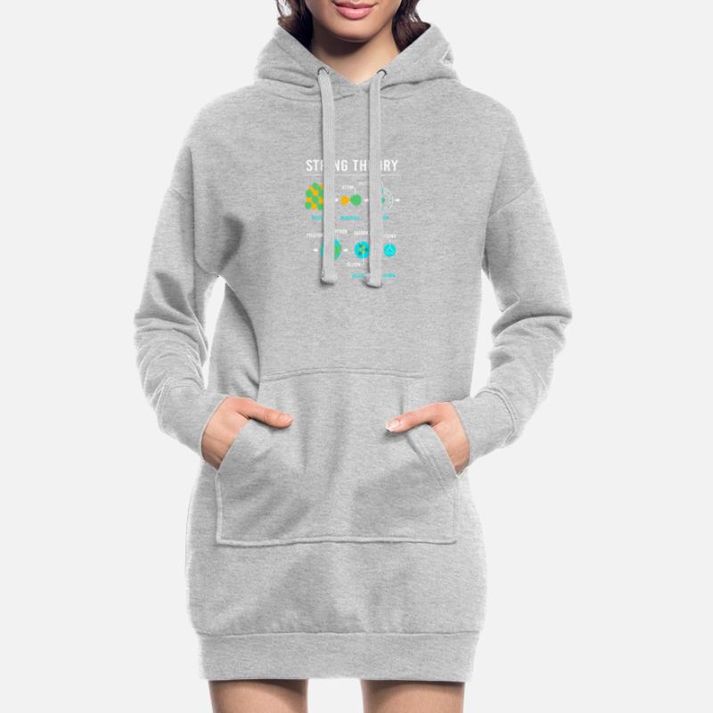 Quantenphysik Quanten Physik Quantensprung Hoodie-Kleid