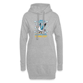 Seagull Management of Competent Colleagues - Hoodie-Kleid - Grau meliert - Vorne