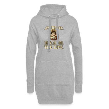 Jesus . The Way. The Truth. The Life. - Christen - Hoodie-Kleid - Grau meliert - Vorne