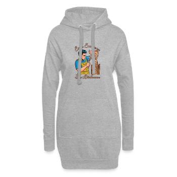 Eure Eminenz Der Bildhauer - Hoodie-Kleid - Grau meliert - Vorne