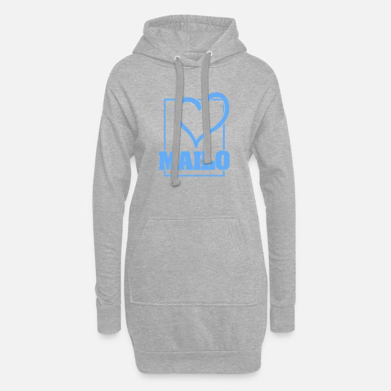 Bachelor Mailo - Hoodie-Kleid - Grau meliert