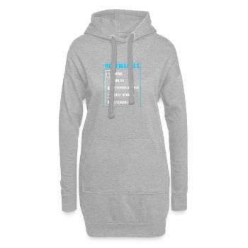 Cellules solaires Énergie solaire Énergies renouvelables - Sweat-shirt à capuche long Femme - gris chiné - Devant