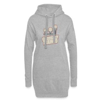 Classically Trained Petrolhead KFZ Mechaniker - Hoodie-Kleid - Grau meliert - Vorne