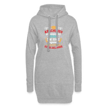 Abschluss 2026: Eine echte Legende - Hoodie-Kleid - Grau meliert - Vorne