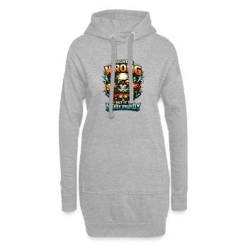 Je peux me tromper, mais c’est très peu probable - Sweat-shirt à capuche long Femme - gris chiné - Devant