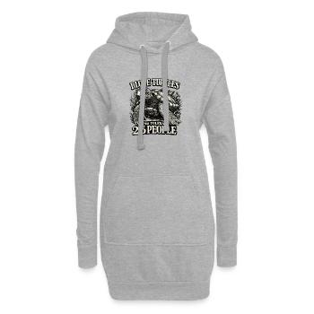 I Love Turtles - Funny Turtles Saying - Hoodie Dress - heather grey - Front