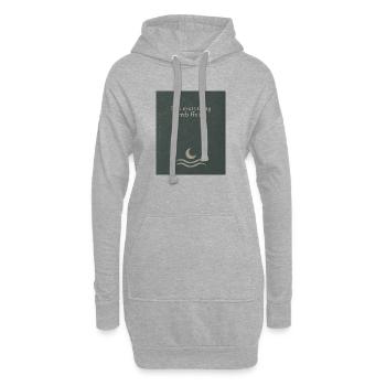 Tout n'a pas besoin d'être réparé - Sweat-shirt à capuche long Femme - gris chiné - Devant