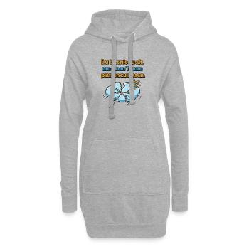 Conception de Dream Burst Never Too Old - Sweat-shirt à capuche long Femme - gris chiné - Devant