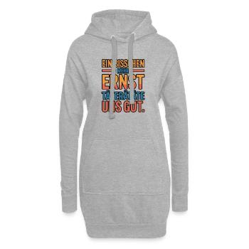 Un peu plus de délinquants graves nous ferait du bien - Sweat-shirt à capuche long Femme - gris chiné - Devant