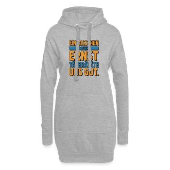 Un peu plus de délinquants graves nous ferait du bien - Sweat-shirt à capuche long Femme - gris chiné - Devant