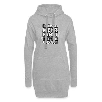 Un peu plus de délinquants graves nous ferait du bien - Sweat-shirt à capuche long Femme - gris chiné - Devant