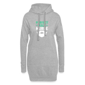 Don infirmier de l’hôpital des infirmières - Sweat-shirt à capuche long Femme - gris chiné - Devant