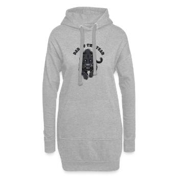 Vater des Jahres - Hoodie-Kleid - Grau meliert - Vorne