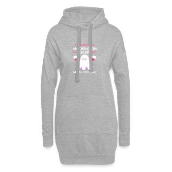 Fantôme Paranormal Fantôme Fantôme Effrayant - Sweat-shirt à capuche long Femme - gris chiné - Devant