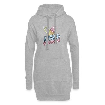 Pickleball Spieler Looking For Soft Serve Dinking - Hoodie-Kleid - Grau meliert - Vorne