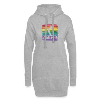 Artistic Swim Team Synchronschwimmen - Hoodie-Kleid - Grau meliert - Vorne