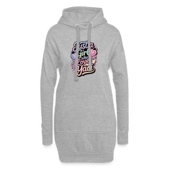 Nur ein Mädchen, das Yaoi liebt. - Hoodie-Kleid - Grau meliert - Vorne