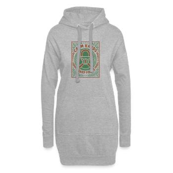 Mains stables : Concentration | Locksport Motivation - Sweat-shirt à capuche long Femme - gris chiné - Devant