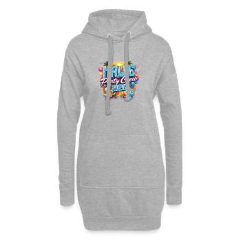 Malle, 2026, Party - Hoodie-Kleid - Grau meliert - Vorne
