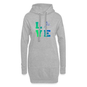 Idée de sports de pickleball pour les fans de la communauté de pickleball - Sweat-shirt à capuche long Femme - gris chiné - Devant