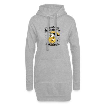  Das Ist Flüssiger Sonnenschein Lustige Möwe Im - Hoodie-Kleid - Grau meliert - Vorne