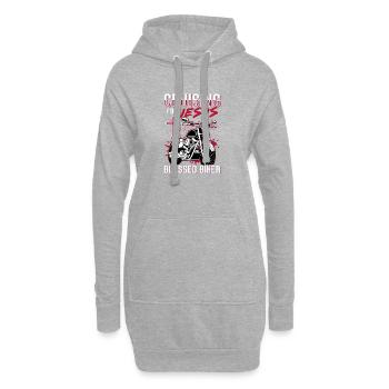 Cruising for Jesus Faithful Biker Graphic Tee - Hoodie-Kleid - Grau meliert - Vorne