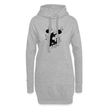 Cheerleader Cheer Mom Cheerleading - Hoodie-Kleid - Grau meliert - Vorne