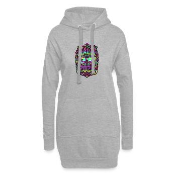 Malle 2026 Bunt Mallorca - Hoodie-Kleid - Grau meliert - Vorne