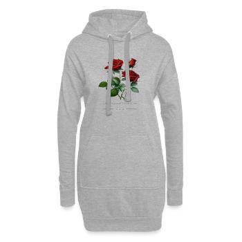 Rose - Hoodie-Kleid - Grau meliert - Vorne