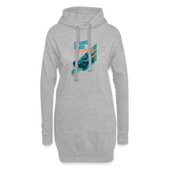 Geladen, getunt, unaufhaltbar | RC Buggy - Hoodie-Kleid - Grau meliert - Vorne