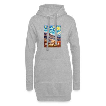 Haleakalā National Park Hawaii - Hoodie-Kleid - Grau meliert - Vorne