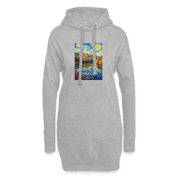 Pinnacles National Park California  - Hoodie-Kleid - Grau meliert - Vorne