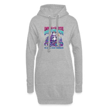 Dysfonctionnement exécutif du TDAH Opossum - Sweat-shirt à capuche long Femme - gris chiné - Devant