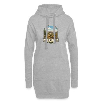 Alentejo Portugal Vintage Reisen Geheimtipps Weinr - Hoodie-Kleid - Grau meliert - Vorne