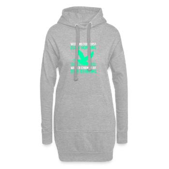 Chasse au canard Chasseur Chasse au canard - Sweat-shirt à capuche long Femme - gris chiné - Devant