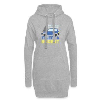 Rat, rat de maison, propriétaire de rats, amoureux des rats - Sweat-shirt à capuche long Femme - gris chiné - Devant