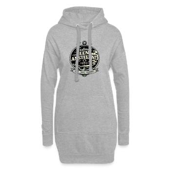 Plattdeutsch Kiffer Humor Nordsee Moin Spruch - Hoodie-Kleid - Grau meliert - Vorne