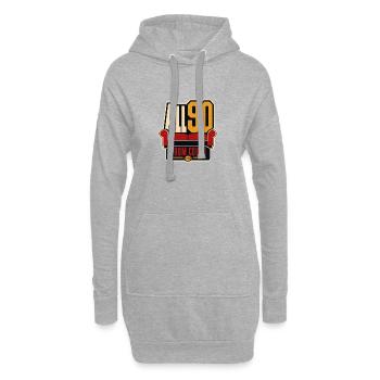 Soccer Watch Party All 90 From Couch Game Day - Hoodie-Kleid - Grau meliert - Vorne