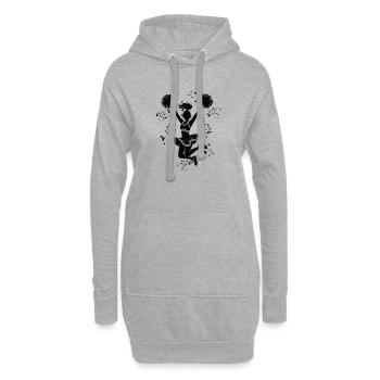 Cheerleader Cheer Mom Cheerleading - Hoodie-Kleid - Grau meliert - Vorne